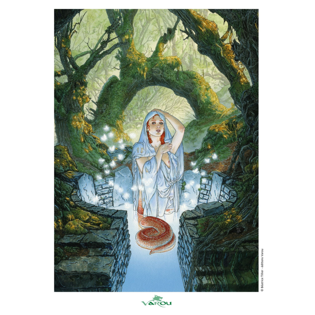 Ex-libris Mélusine de Béatrice Tillier A4 limité à 200 ex et signé