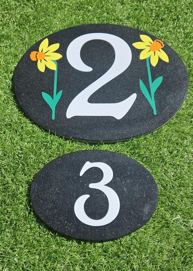 Granite Slate Door Plaques