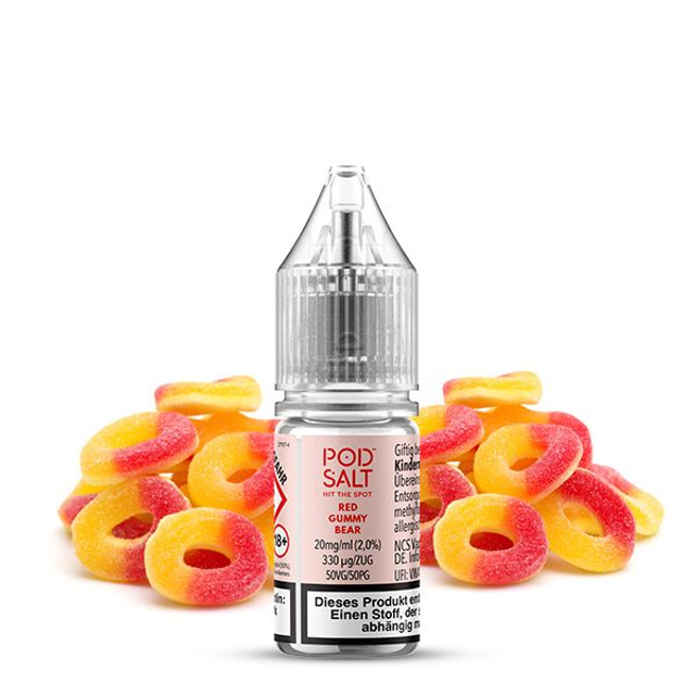 POD SALT XTRA Red Gummy Bear Nikotinsalz Liquid 10 ml