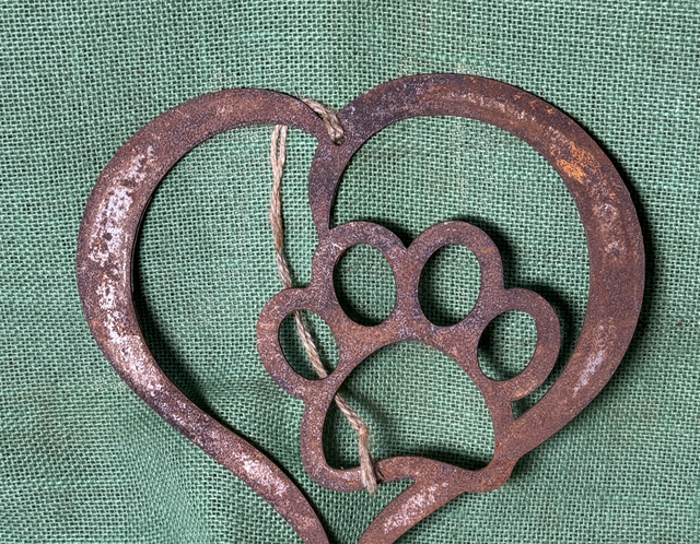 Dog Paw Heart