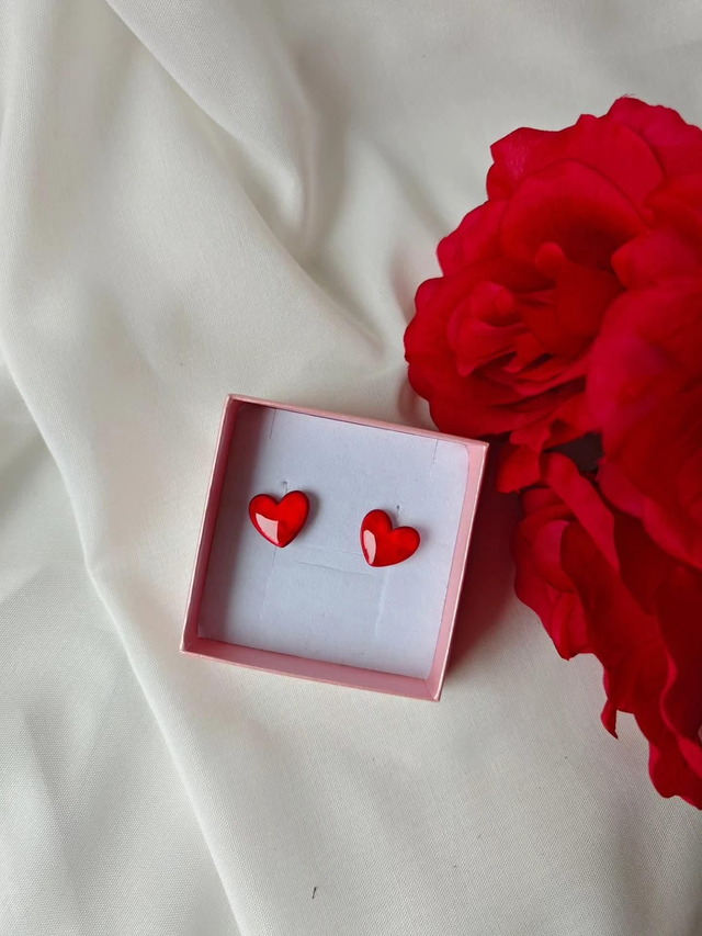 Valentinova kolekcija - Rdeče srce s sijajem 