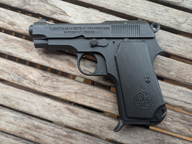 Pistolet automatique Beretta M34 (Italie) – Reproduction factice
