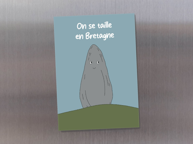 Magnet " On se taille en Bretagne "