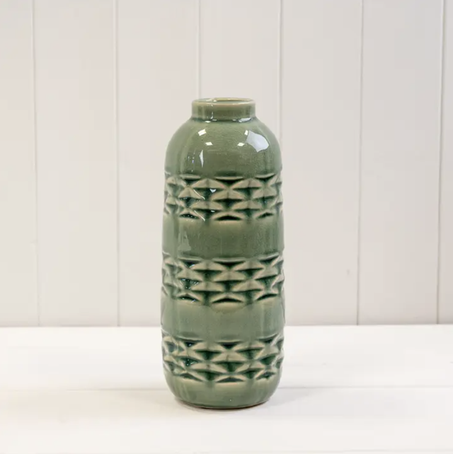 Green Ceramic Vase 