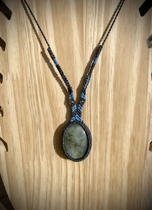 Collier ajustable Labradorite 