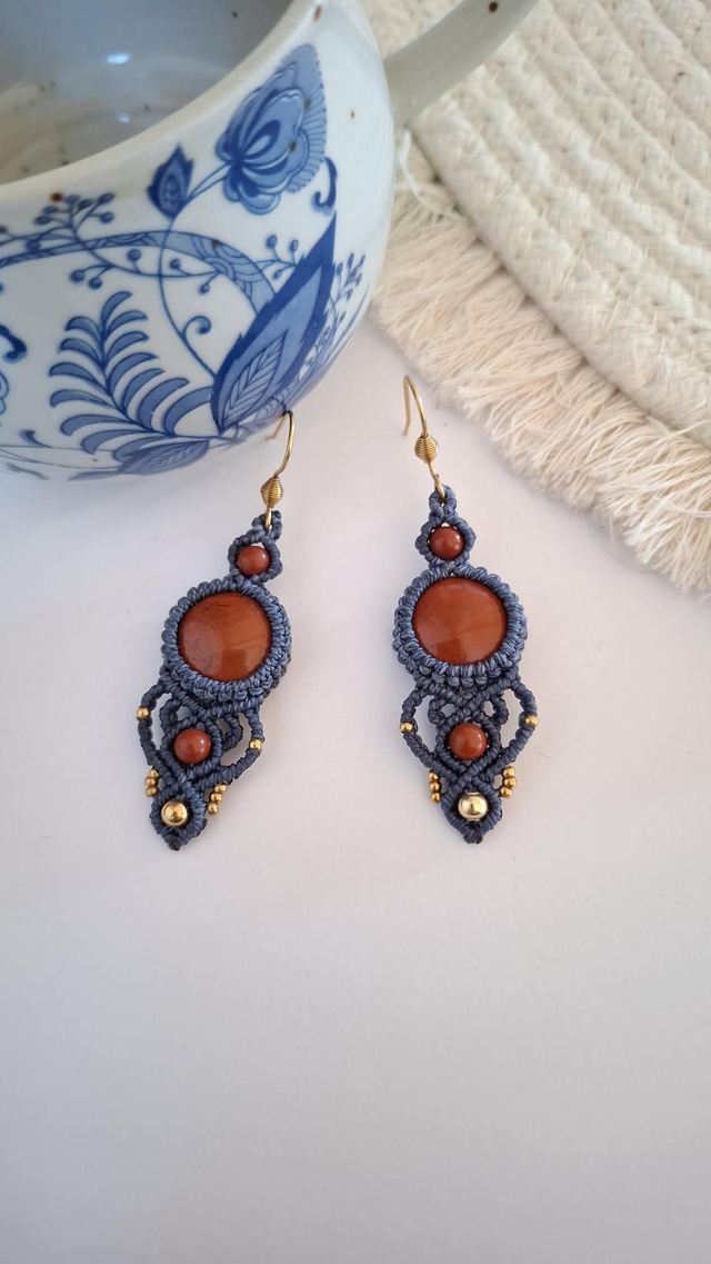 Boucles d&#039;oreille &quot;Rêve bleu&quot;