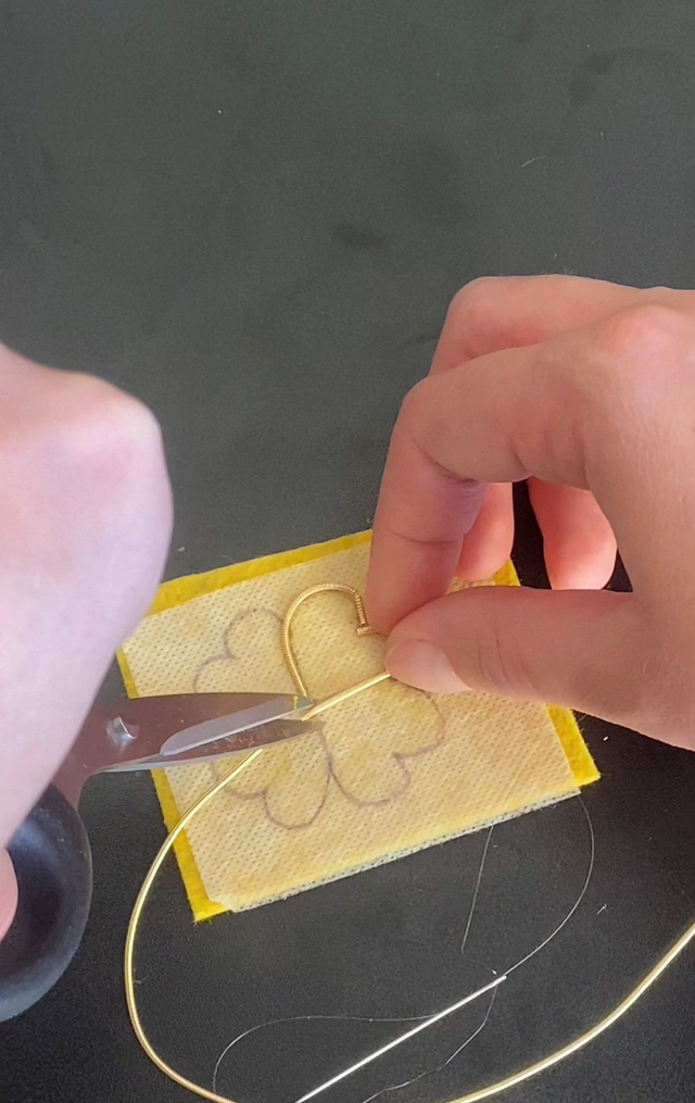 Kit DIY broche " Une chance en Or"