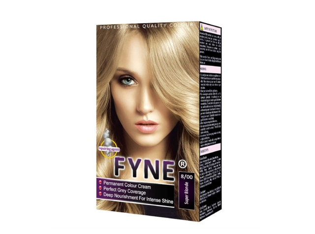 FYNE Permanent Hair Dye for Women - (Super Blonde 8/00)