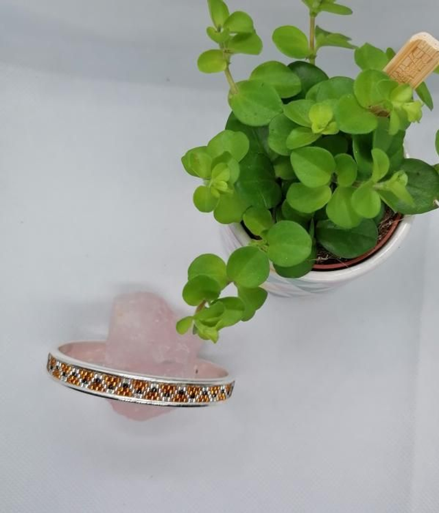 Montagne ambre/argenté