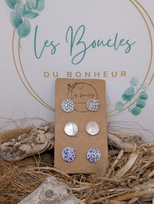 Lot de 3 paires de puces pu008
