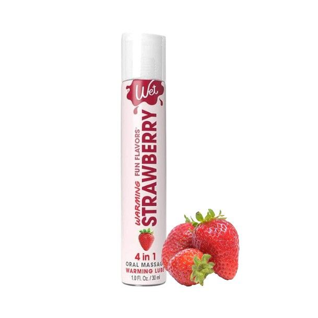 Lubricante Comestible 4 en 1 Strawberry 30 ml