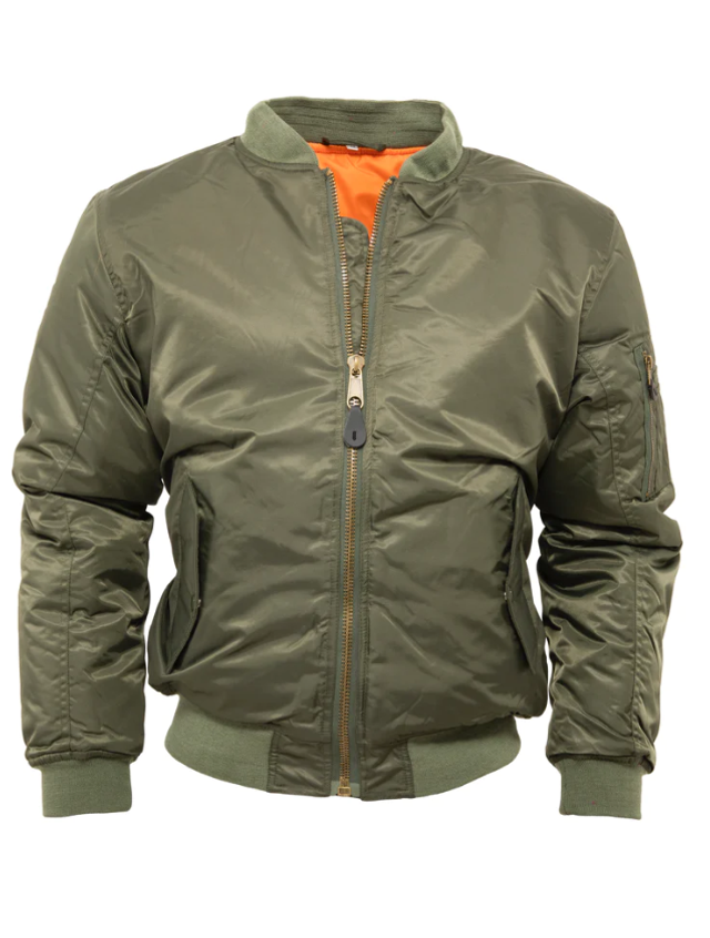Relco London MA-1 Flight Jacket - Olive