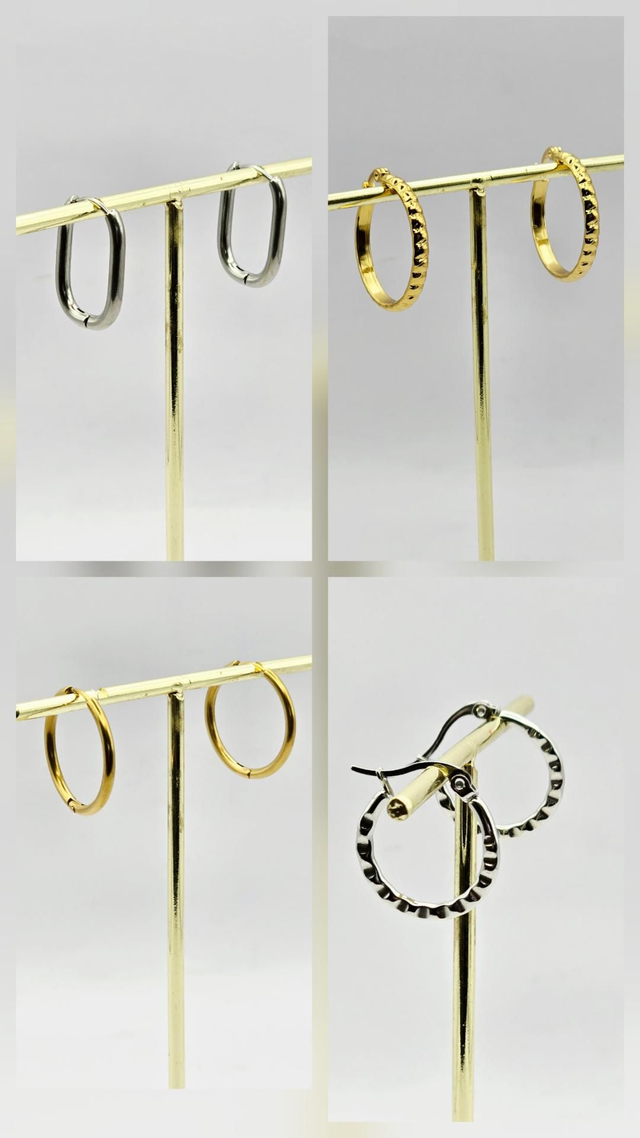 Créoles interchangeables Multi'Gemme