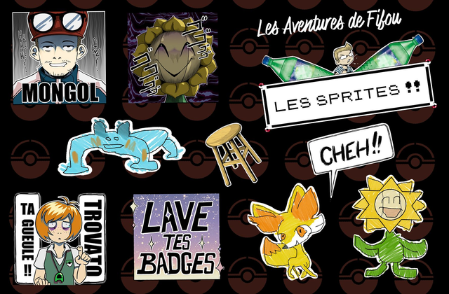STICKERS -Les aventures de Fifou-