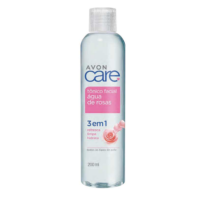 Avon Care Tonico Facial Agua De Rosas 3 em 1 - 200ml