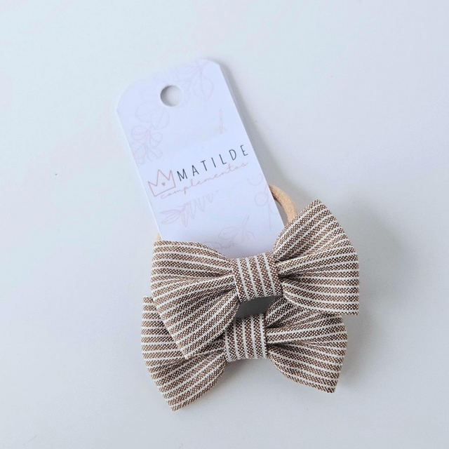 Colet Lazo Par Líneas Café