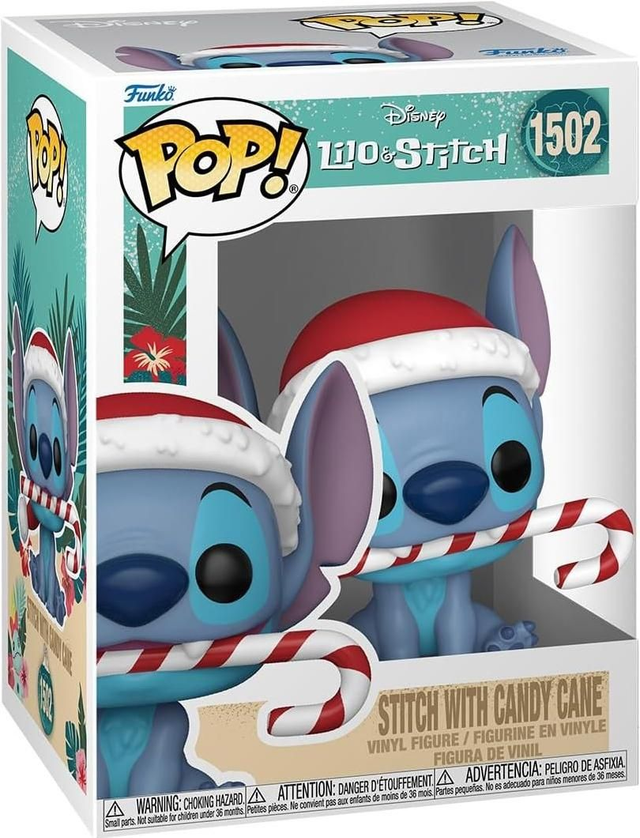 Stitch with candy cane Lilo &amp; Stitch 1502