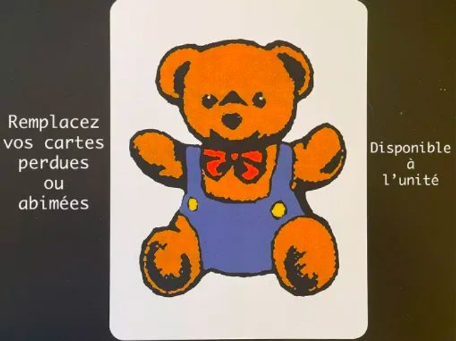 Carte de remplacement pour Les nounours (Les Doudous)