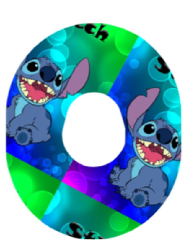 Stitch Green &amp; Blue Over Patch G7