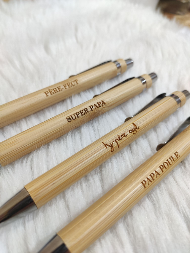 Stylo à bille bambou - PÈRE-FECT