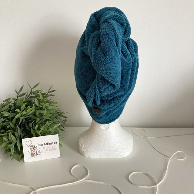 Serviette cheveux | Paon