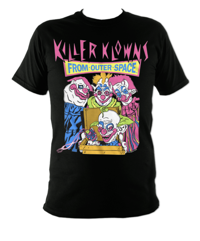 Killer Klowns Pizza Box T-shirt 