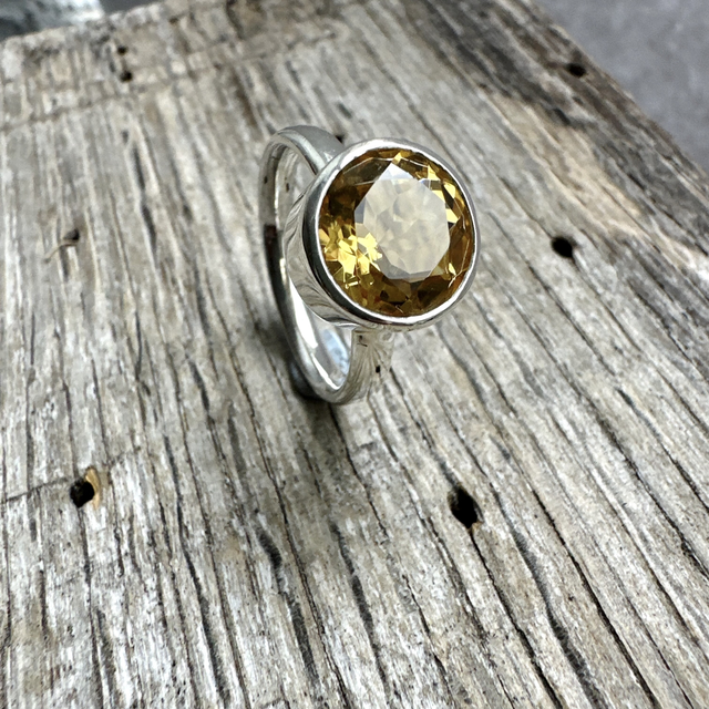 Statement Citrine Ring