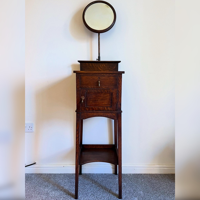 Shapland &amp; Petter, Attributed, Arts &amp; Crafts Gentleman’s Wash/ Shaving Stand