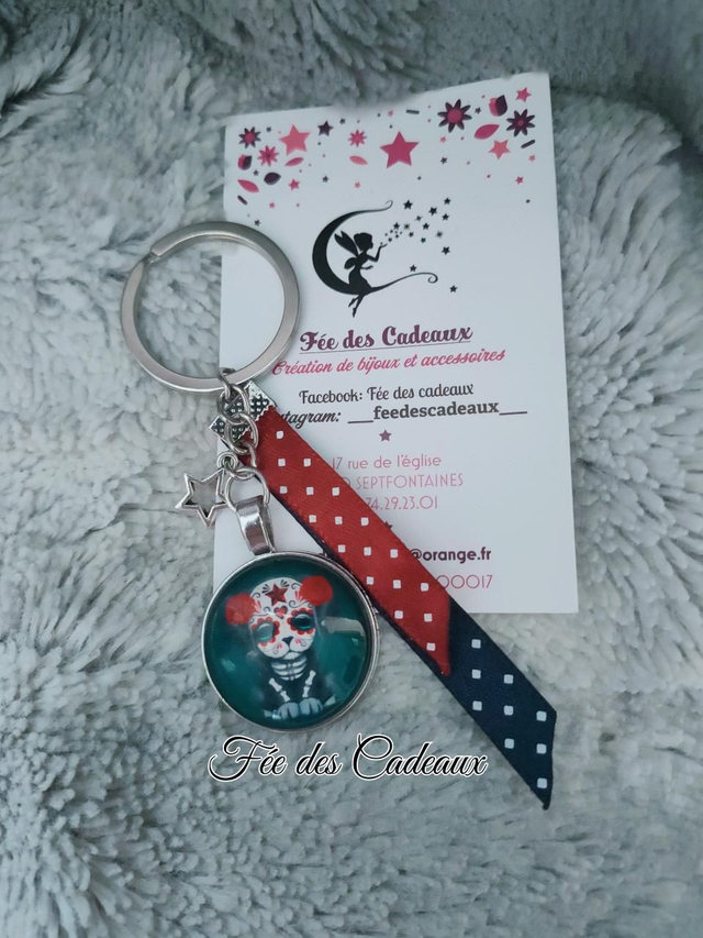 Porte clés Animal Santa Muerte