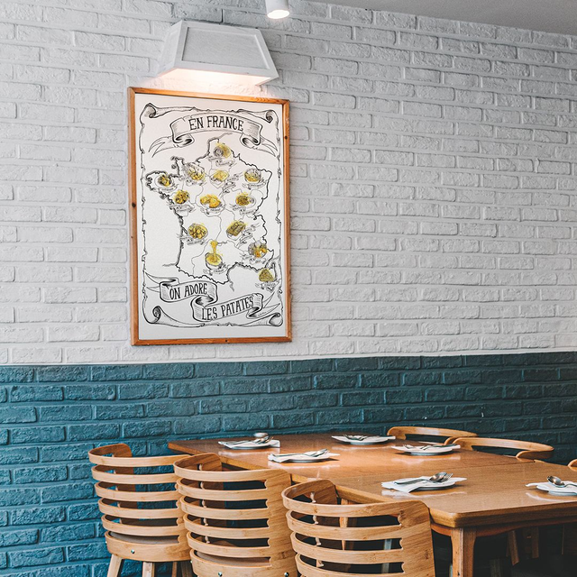 Carte de France de la Pomme de terre