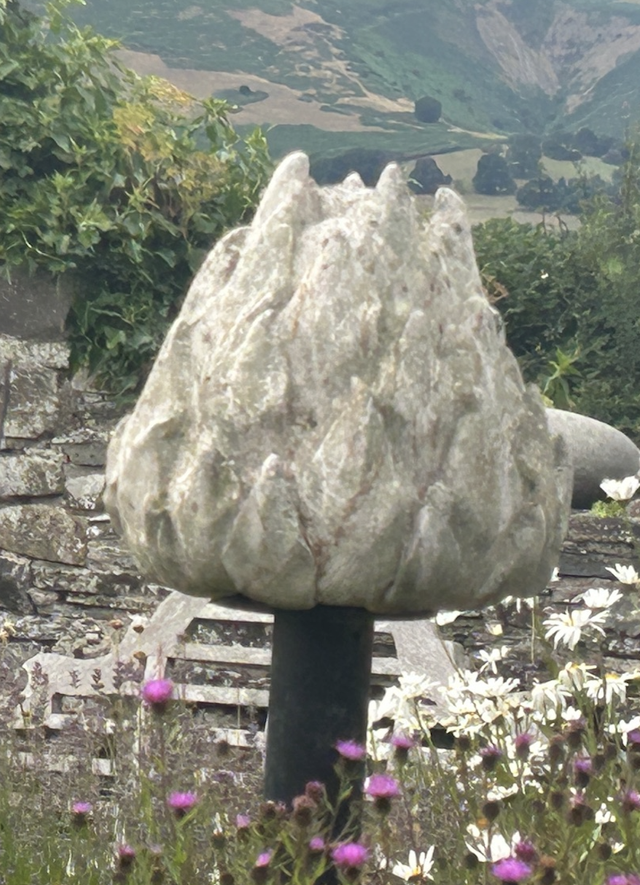 LOL01 Artichoke by Lottie O'Leary , 37x37x37cm Portland Stone