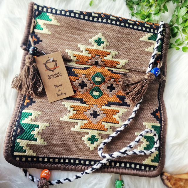 Ancient Wisdom festival Messenger bag made in Turkey 