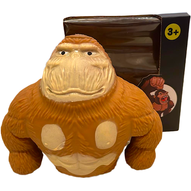 NoStresso Anti-Stress Gorilla bruin 13 cm