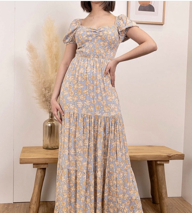 91-5. Robe à imprimé