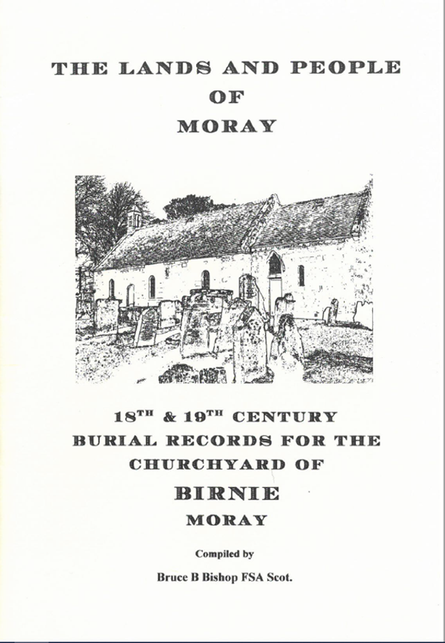 Birnie Churchyard, Morayshire - 18th &amp; 19th century burial records