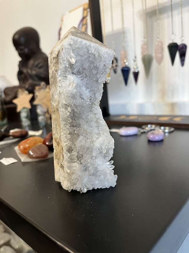 Geode Cristal de roche - Clairvoyance