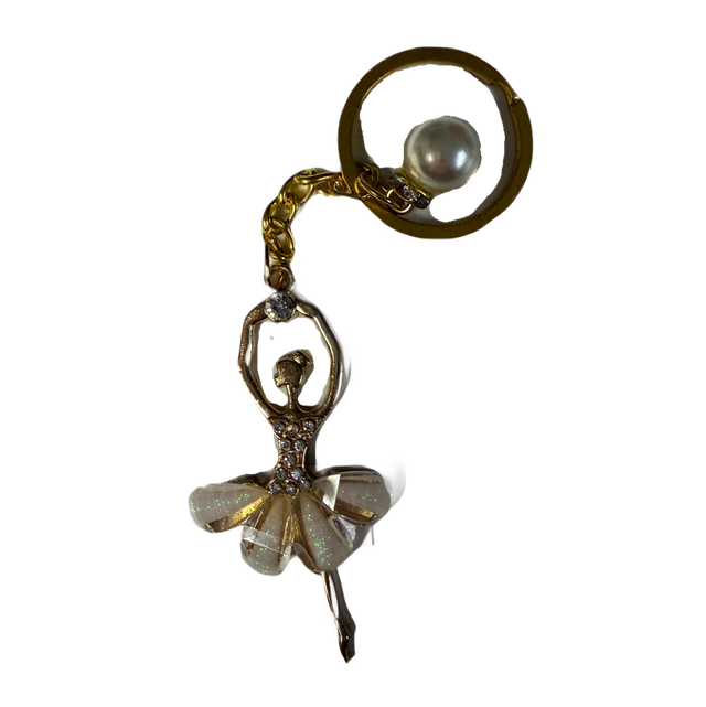 Crystal ballerina Keyring 