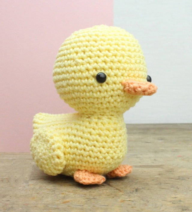 Häkelset Ente Kiki 