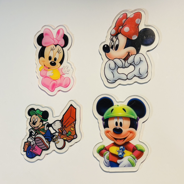 Large Acrylic charm 7cm various mouse designs
