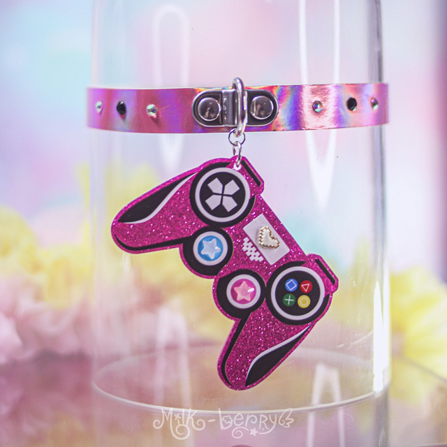 Collier Choker Manette Play Station