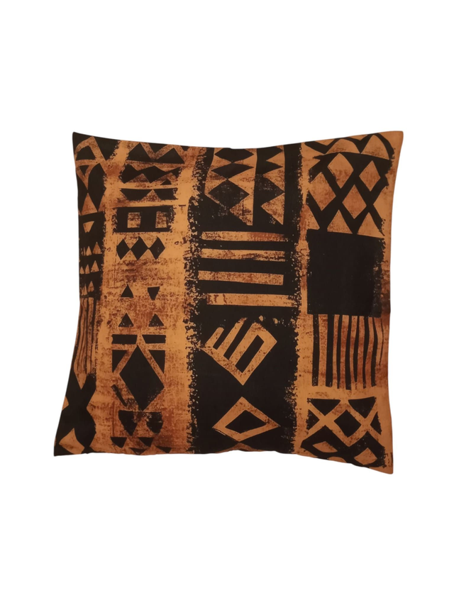 Taie d’Oreiller 40x40 cm en Wax – Fait Main, Unique &amp; Colorée