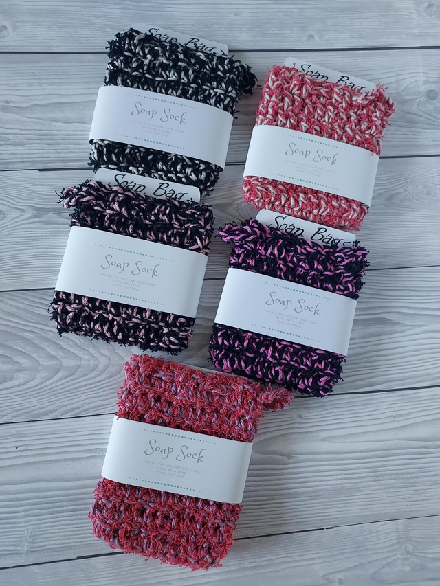 Soap Saver / Soap Bag / Soap Sock / Handmade / Crochet / Eco Friendly / Reusable