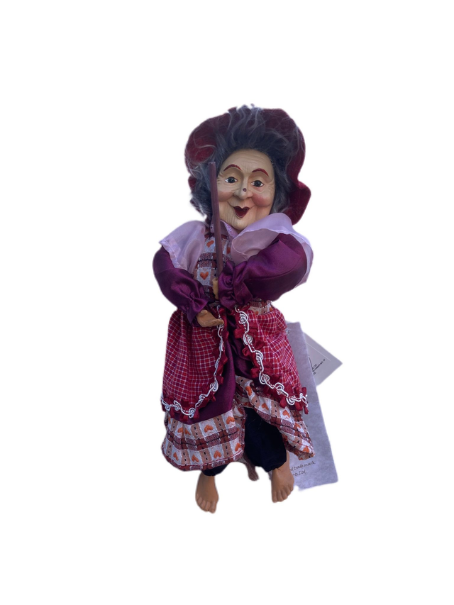 Witches of Pendle Poppy 25cm in Red