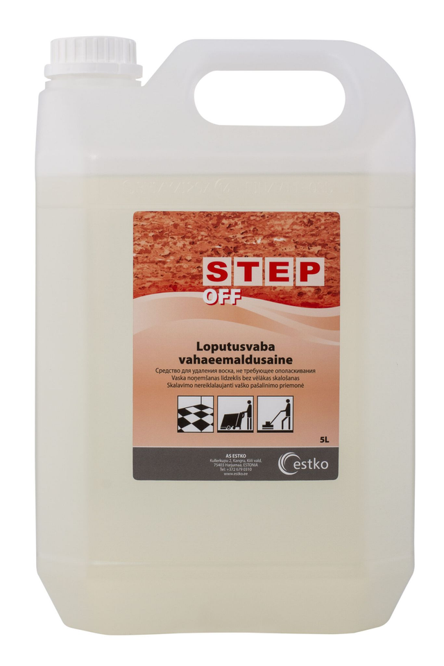 Loputusvaba vahaeemaldusaine STEP Off 5L