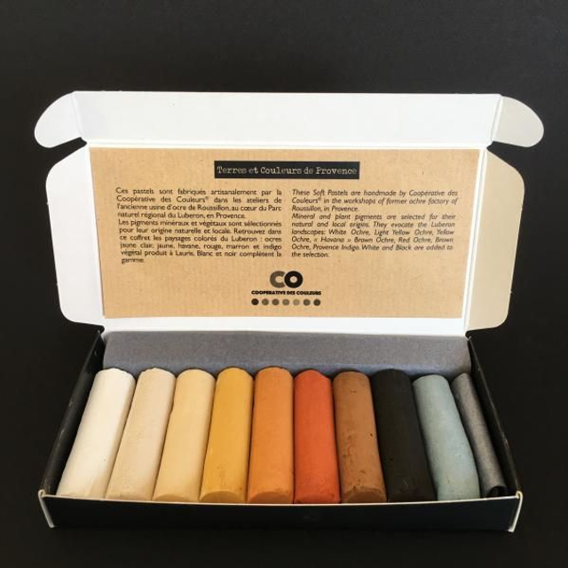 9 Pastels Terres et Couleurs de Provence