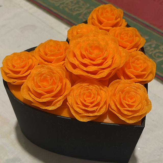 Coração de Rosas Eternas