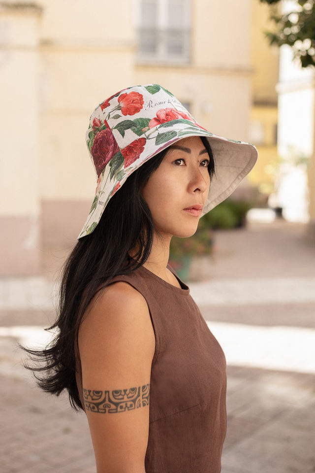 Chapeau fleuri