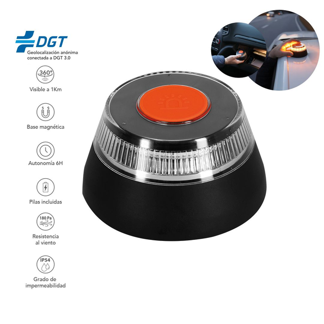 LUZ EMERGENCIA V16 GEOLOCALIZADA 
