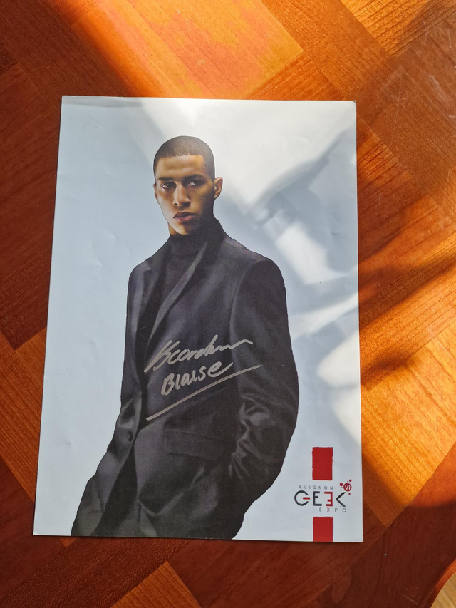 Autographe Louis Cordice (Blaise Zabini)