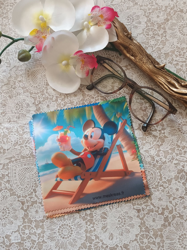 Chiffon Microfibre Mickey Plage